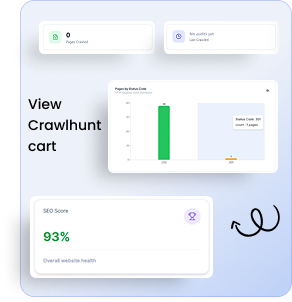 CrawlHunt dashboard preview